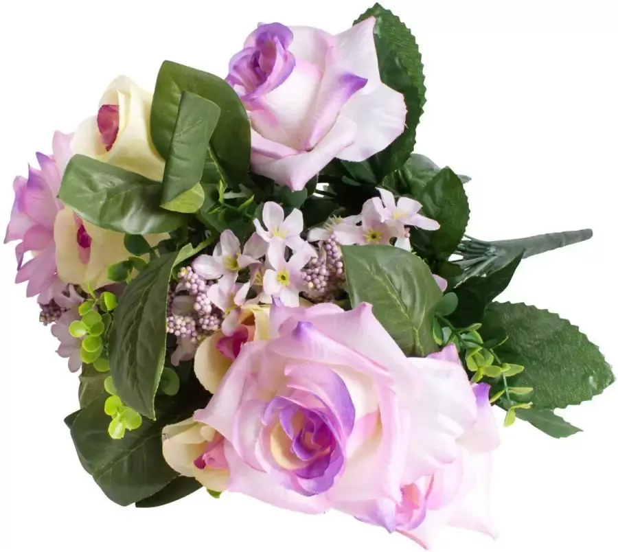 Botanic-Haus Kunstbloem Bos rozen (1 stuk)