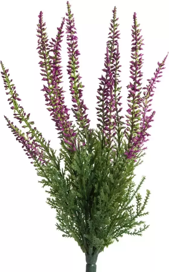 Botanic-Haus Kunstbloem Heide met 15 stelen (set 2 stuks) - Foto 4