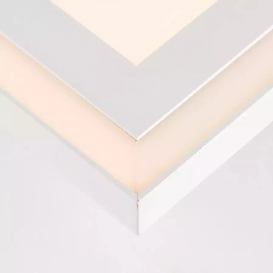 Brilliant Leuchten Ledscherm Laurice Led plafondlamp 100x25cm wit (1 stuk)