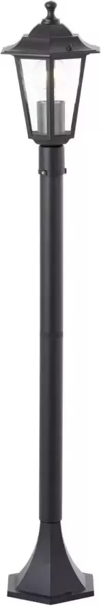 Brilliant Leuchten Paalverlichting Carleen 100 cm hoogte e27 metaal glas padlamp zwart (1 stuk) - Foto 2