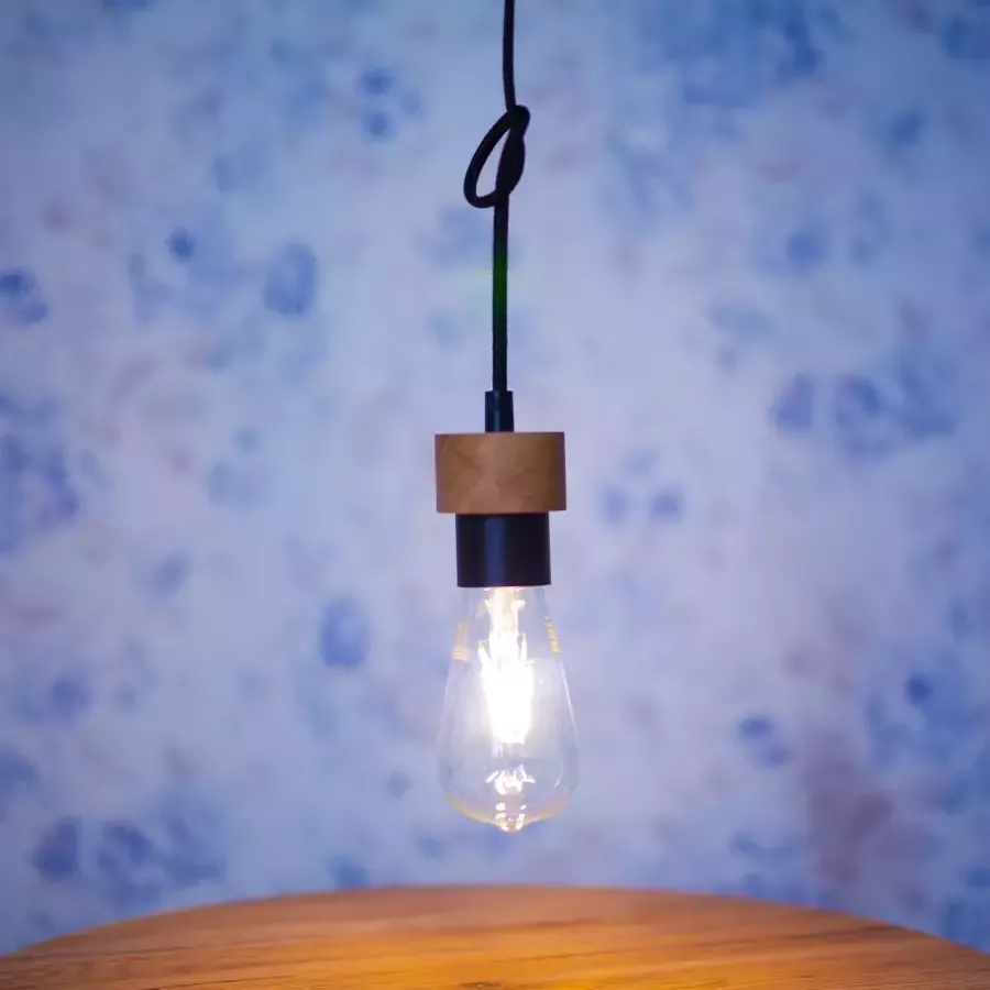 BRITOP LIGHTING Hanglamp CLARTE Natuurproduct van eikenhout duurzaam met FSC -certificaat (1 stuk) - Foto 2