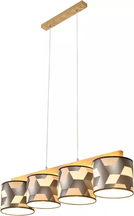 BRITOP LIGHTING Hanglamp ESPACIO Hanglamp van chic eikenhout in te korten - Foto 5