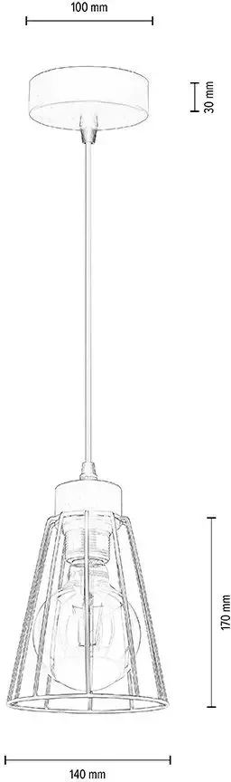 BRITOP LIGHTING Hanglamp ORAZIO Hanglamp modern design pendel in te korten voor LM E27 - Foto 2