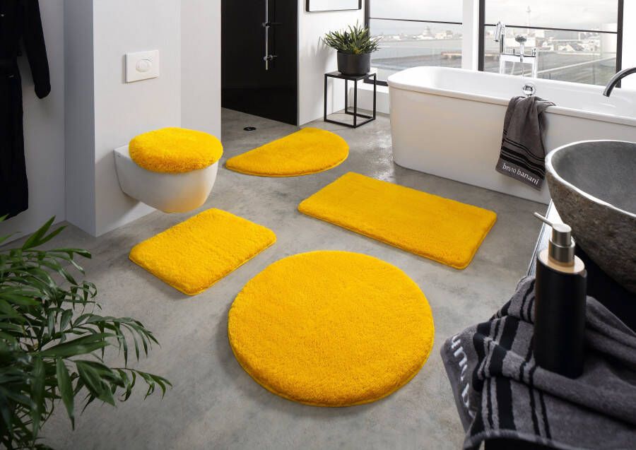 Bruno Banani Badmat Lana badmat badkamer tapijt Badmat badmatten unikleur ook als 3-delige set & rond - Foto 2