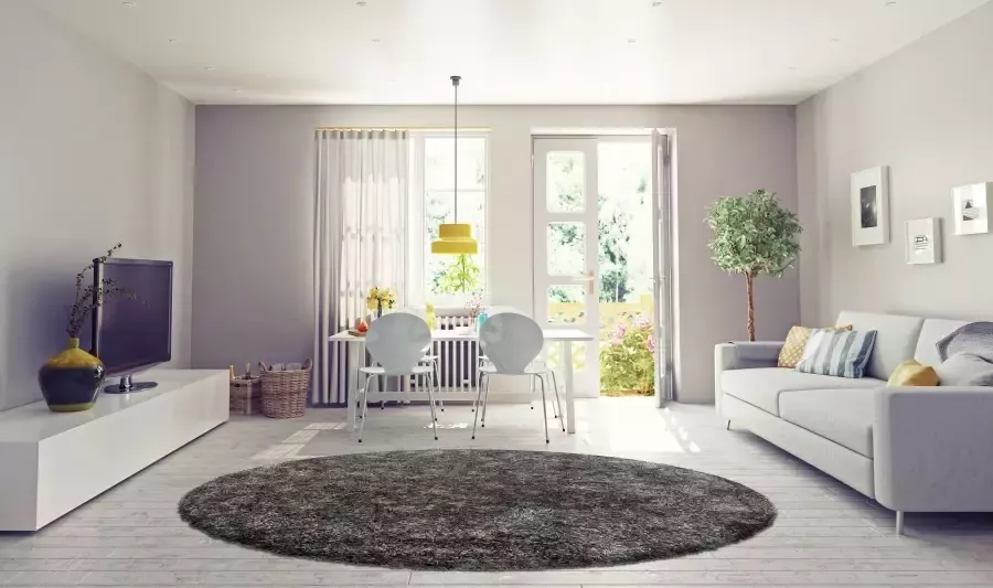 Kayoom Hoogpolig vloerkleed Diamond 700 zachte microvezel lange pool shaggy mêlee woonkamer - Foto 6