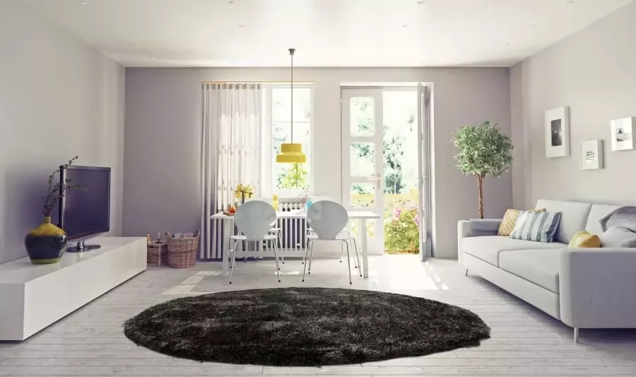 Kayoom Hoogpolig vloerkleed Diamond 700 zachte microvezel lange pool shaggy mêlee woonkamer - Foto 7
