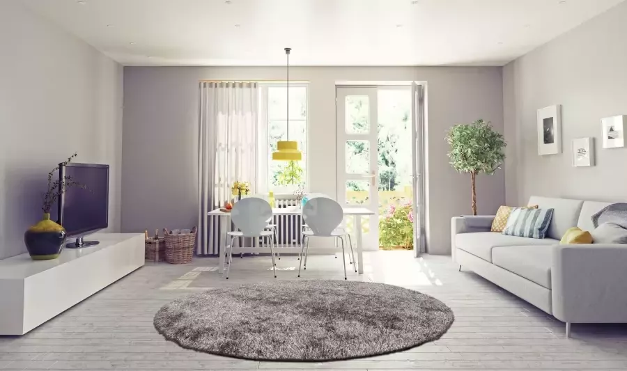 Kayoom Hoogpolig vloerkleed Diamond 700 zachte microvezel lange pool shaggy mêlee woonkamer - Foto 4