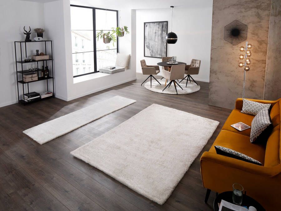 Bruno Banani Hoogpolig vloerkleed Dana tapijt klantenfavoriet unikleur microvezel vloerkleden woonkamer slaapkamer eetkamer - Foto 6