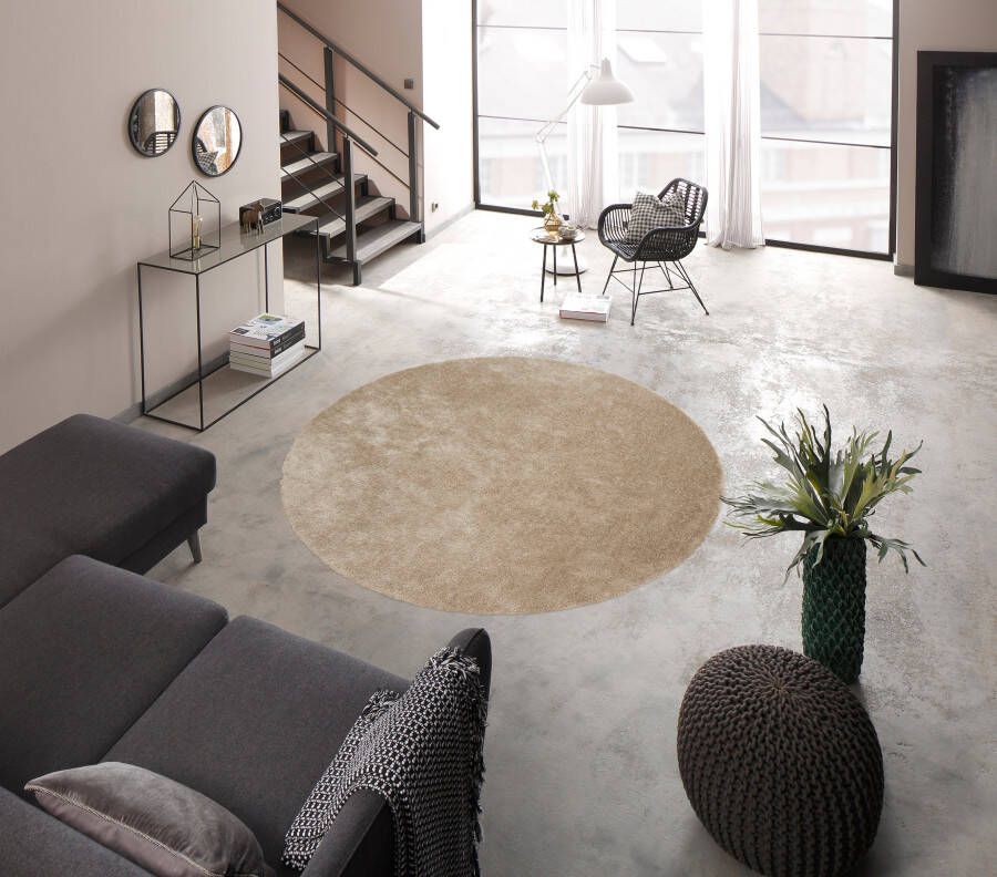 Bruno Banani Hoogpolig vloerkleed Dana tapijt klantenfavoriet unikleur microvezel vloerkleden woonkamer slaapkamer eetkamer - Foto 5