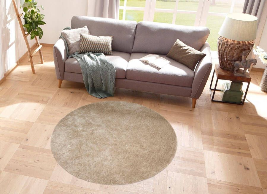 Bruno Banani Hoogpolig vloerkleed Dana tapijt klantenfavoriet unikleur microvezel vloerkleden woonkamer slaapkamer eetkamer - Foto 7