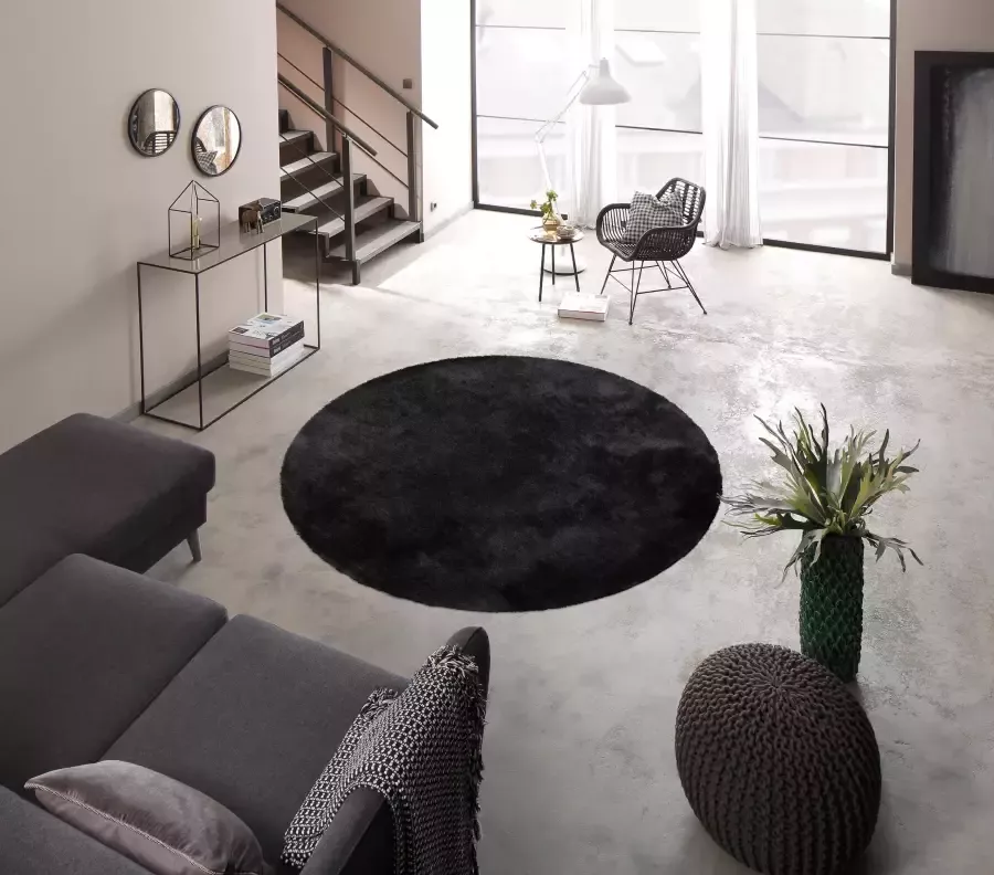 Bruno Banani Hoogpolig vloerkleed Dana tapijt klantenfavoriet unikleur microvezel vloerkleden woonkamer slaapkamer eetkamer - Foto 3