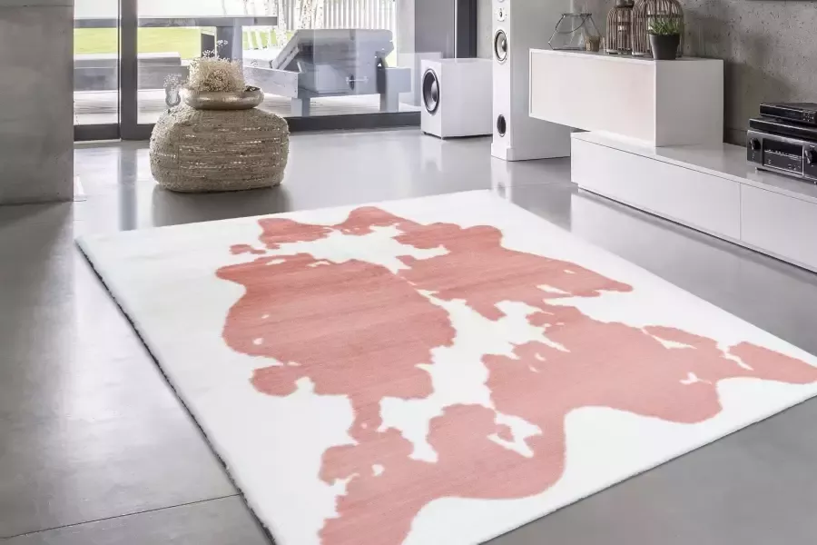 ARTE ESPINA Vloerkleed Rabbit Animal 500 Knusse hoogpolige tapijt handgetuft met katoen achterkant - Foto 3