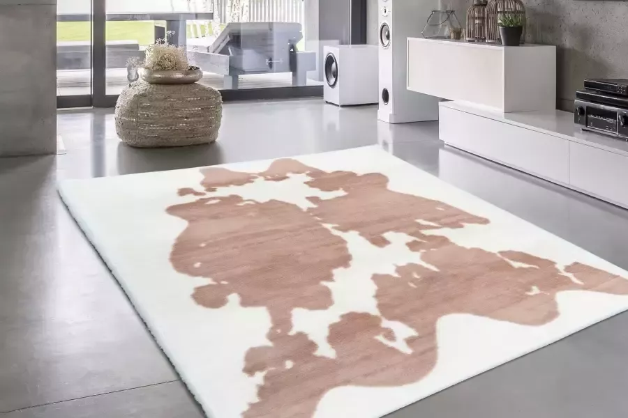 ARTE ESPINA Vloerkleed Rabbit Animal 500 Knusse hoogpolige tapijt handgetuft met katoen achterkant - Foto 4