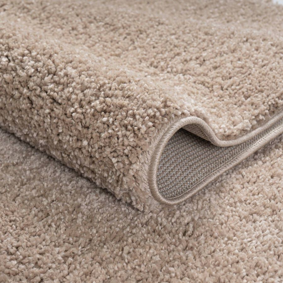Bruno Banani Hoogpolig vloerkleed Shaggy Soft geweven uni kleuren bijzonder zacht en knuffelig klantenfavoriet - Foto 2