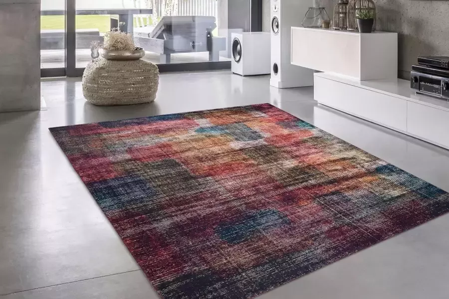 Bruno Banani Vloerkleed Alaina in moderne used look korte pool gemakkelijk in onderhoud zacht - Foto 4