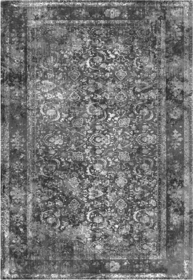 Bruno Banani Vloerkleed Everly Vintage-design moderne used look laagpolig vloerkleed met randdessin