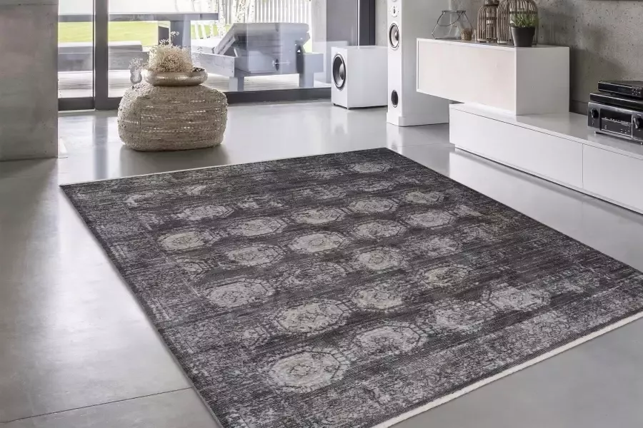 Bruno Banani Vloerkleed Mason Oriënt-decor vintage met randdessin met franje robuust gemakkelijk in onderhoud - Foto 5