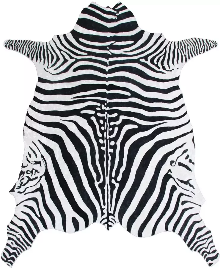 Bruno Banani Vloerkleed Zebra Vloerkleed in printdessin in vachtmodel zebra-look prettig gevoel
