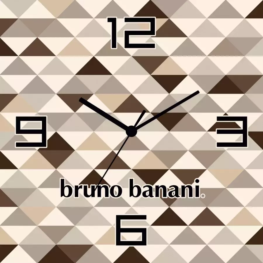 Bruno Banani Wandklok Wild Triangle