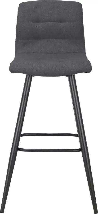 ByLIVING Barkruk Simone set van 2 vintage bruin of weefstof antraciet (set 2 stuks) - Foto 12