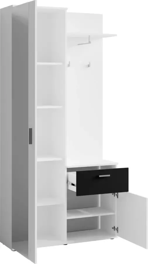 INOSIGN Compact kapstokmeubel Jakob met grote spiegel en planchet breedte 97 cm
