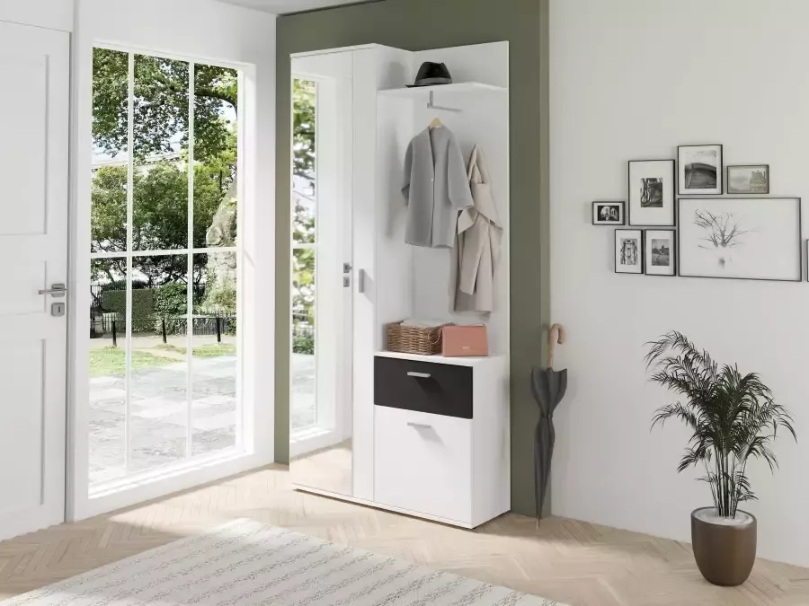 INOSIGN Compact kapstokmeubel Jakob met grote spiegel en planchet breedte 97 cm - Foto 1
