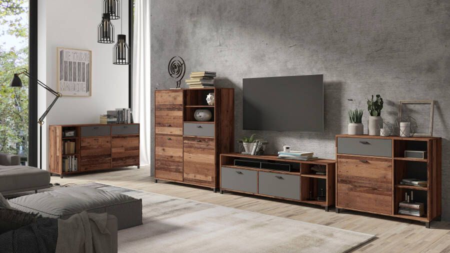 INOSIGN Dressoir Jackson Breedte 98 cm met open rek - Foto 7