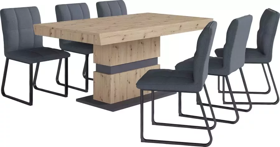 ByLIVING Eettafel Matthew met uittrekfunctie breedte 140-195 cm of 160-215 cm - Foto 5