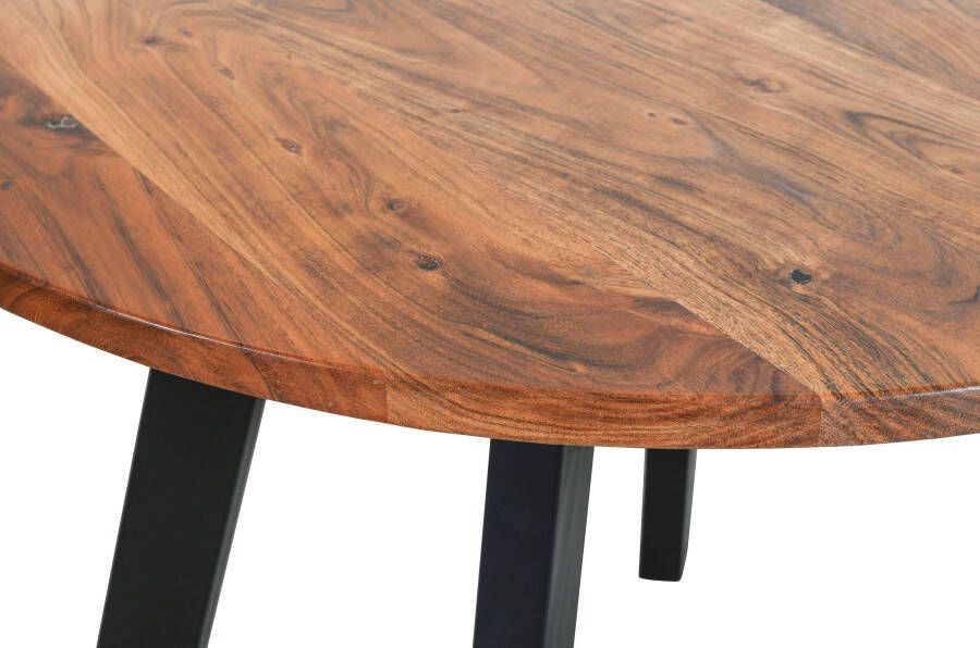 ByLIVING Eettafel Tara opvallend tafelblad van massief acaciahout (1 stuk) - Foto 3