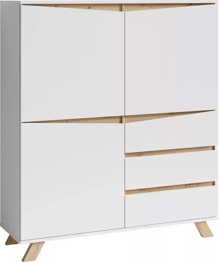 INOSIGN Highboard VALENTIN 3 lades en 3 deuren breedte 120 cm in modern scandi-design - Foto 2