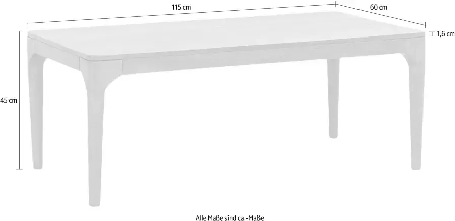 ByLIVING Salontafel Bosse van massief hout breedte 115 of 60 cm - Foto 5