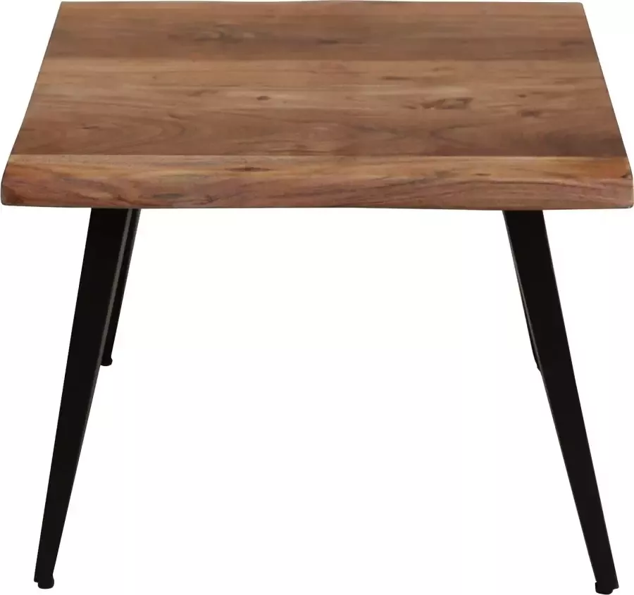ByLIVING Salontafel Caddy Tafelblad met boomstamrand breedte 110 of 60 cm