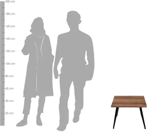 ByLIVING Salontafel Caddy Tafelblad met boomstamrand breedte 110 of 60 cm - Foto 6