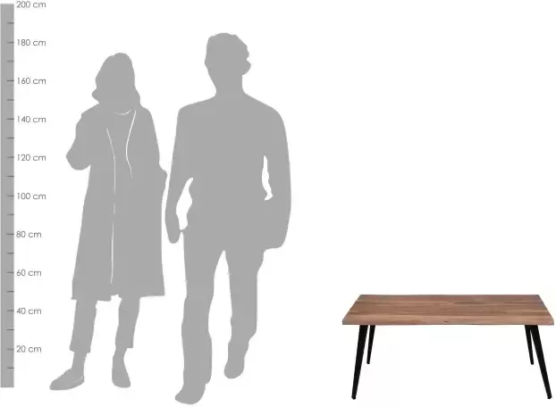 ByLIVING Salontafel Caddy Tafelblad met boomstamrand breedte 110 of 60 cm - Foto 11