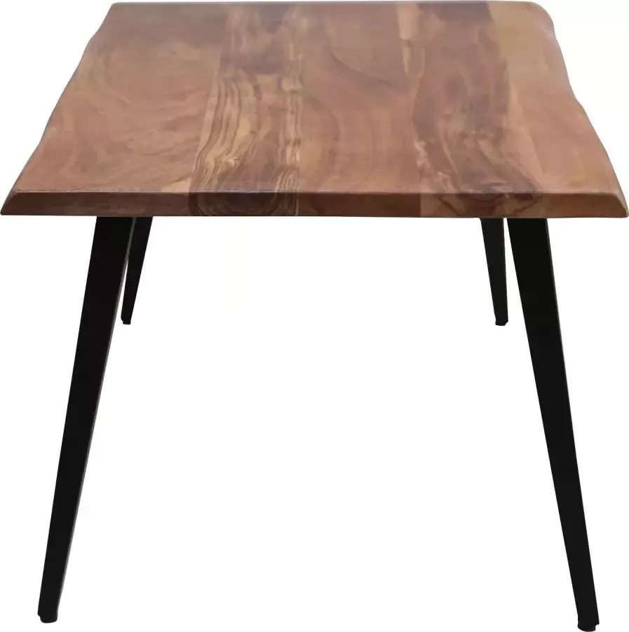 ByLIVING Salontafel Caddy Tafelblad met boomstamrand breedte 110 of 60 cm