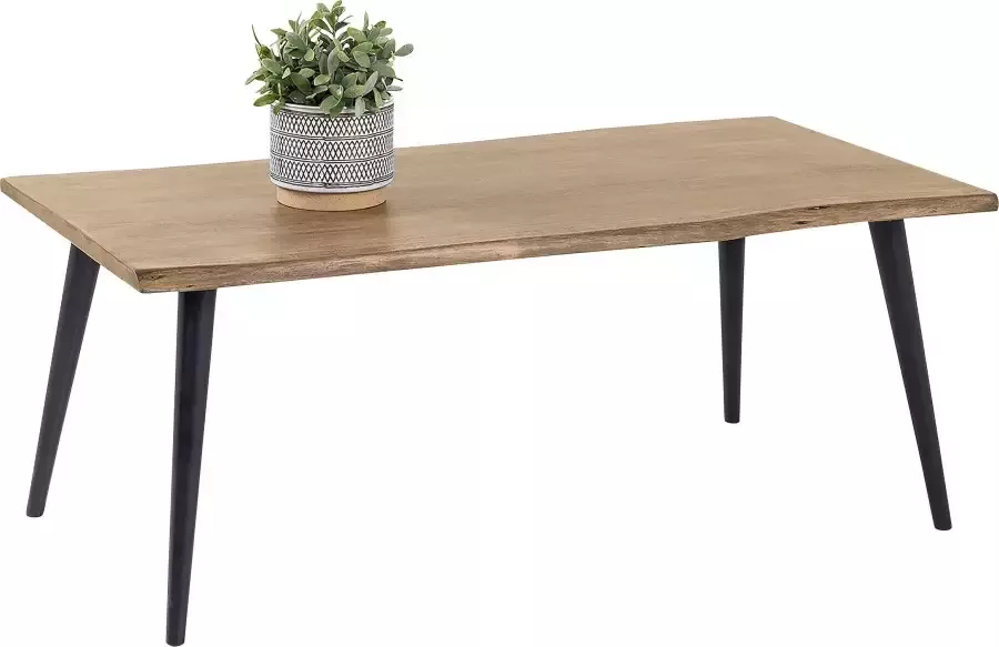 ByLIVING Salontafel Caddy Tafelblad met boomstamrand breedte 110 of 60 cm - Foto 4