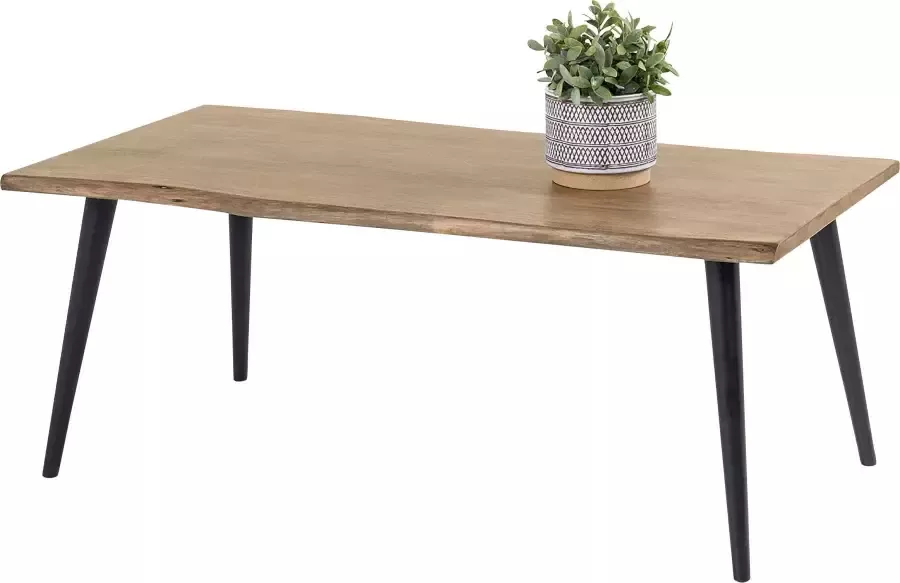 ByLIVING Salontafel Caddy Tafelblad met boomstamrand breedte 110 of 60 cm - Foto 5