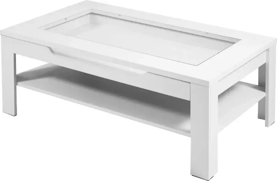 ByLIVING Salontafel Ralph Breedte 110 cm met glasinzet en lade - Foto 4