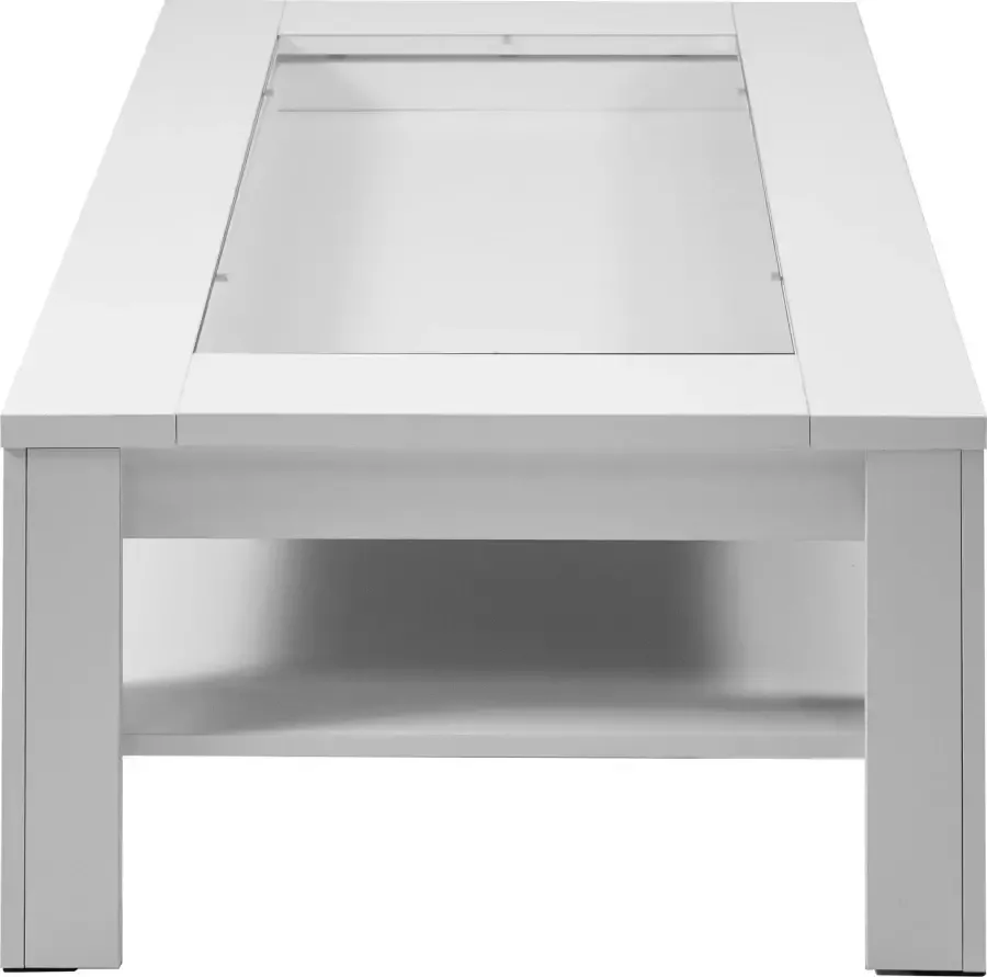 ByLIVING Salontafel Ralph Breedte 110 cm met glasinzet en lade