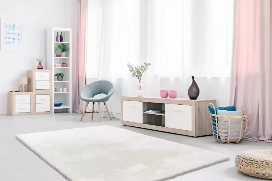 Calo-deluxe Hoogpolig vloerkleed Giora 200 getuft bijzonder zacht door microvezel woonkamer slaapkamer - Foto 4