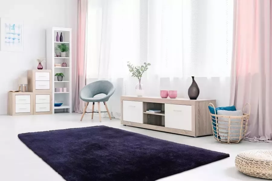 Calo-deluxe Hoogpolig vloerkleed Giora 200 getuft bijzonder zacht door microvezel woonkamer slaapkamer - Foto 3