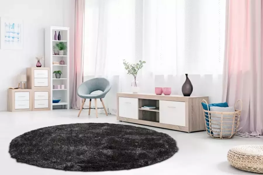 Kayoom Hoogpolig vloerkleed Diamond 700 zachte microvezel lange pool shaggy mêlee woonkamer - Foto 4