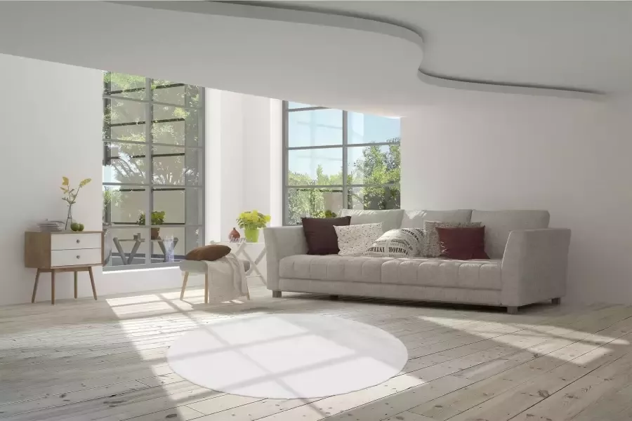 Calo-deluxe Vachtvloerkleed Vogezen 212 Imitatiebont woonkamer