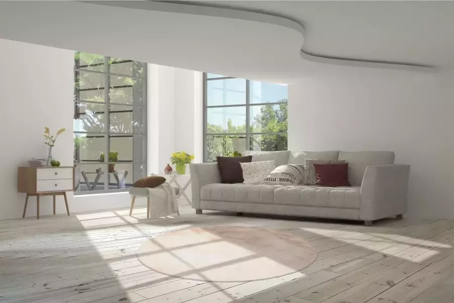 Calo-deluxe Vachtvloerkleed Vogezen 212 Imitatiebont woonkamer - Foto 2