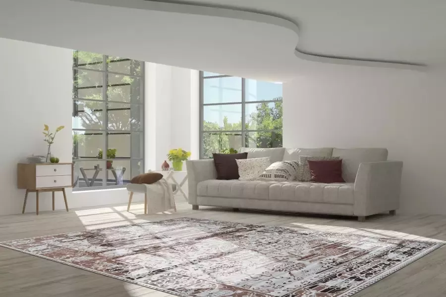 Calo-deluxe Vloerkleed Castor 650 Korte pool woonkamer - Foto 5