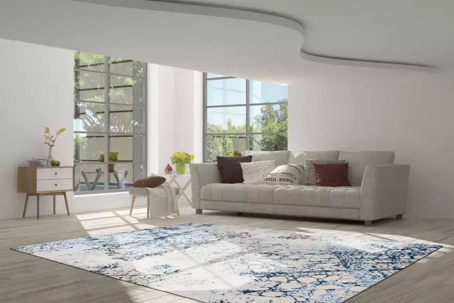Calo-deluxe Vloerkleed Castor 900 Korte pool woonkamer - Foto 4