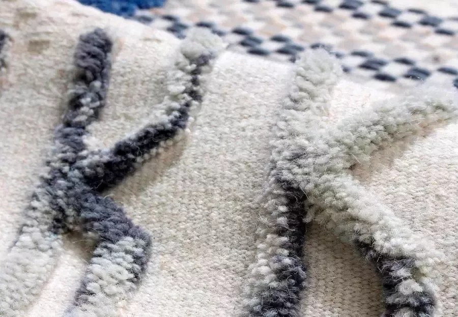 PremiumX Kayoom Wollen vloerkleed met prachtig patroon en geweldige kleur 160 x 230 Ivory - Foto 10