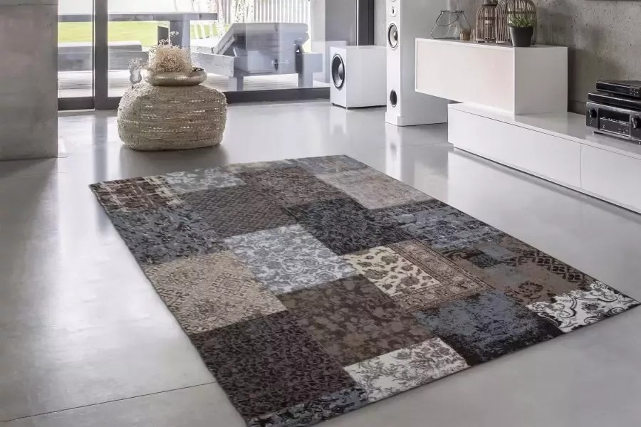 Calo-deluxe Vloerkleed Kefes 250 puur katoen woonkamer - Foto 3