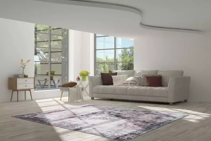 Calo-deluxe Vloerkleed Layata 8034 Korte pool woonkamer - Foto 3