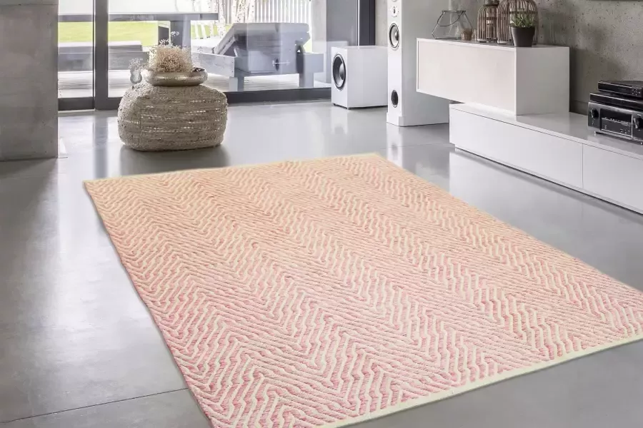 Kayoom Vloerkleed Aperitief 410 zachte haptiek pluizig geschikt voor allergieën & vloerverwarming - Foto 6